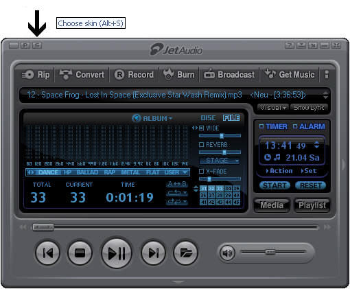 jetAudio 7 skin icon