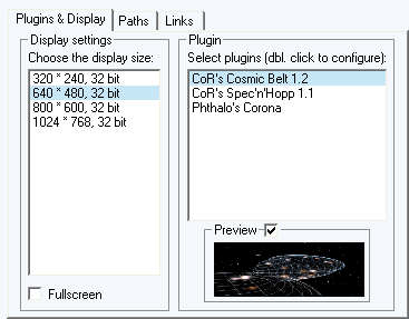 jetAudio visuals configuation