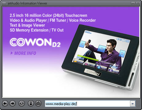 jetAudio 7 info viewer